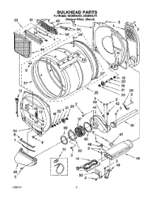 03 - Bulkhead Parts parts for Whirlpool Dryer GEQ8858JQ0 from AppliancePartsPros.com