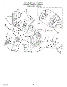 03 - Section parts for Whirlpool Dryer LER5636JT0 from AppliancePartsPros.com