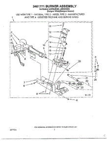 Burner parts for Whirlpool Dryer LGR4634DZO from AppliancePartsPros.com