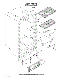 02 - Liner Parts parts for Whirlpool Freezer EV120NXRQ03 from AppliancePartsPros.com