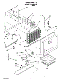 03 - Unit Parts parts for Whirlpool Freezer EV250NXRQ04 from AppliancePartsPros.com
