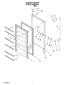 04 - Door Parts, Optional Parts (Not Included) parts for Whirlpool Freezer EV250NXRQ04 from AppliancePartsPros.com