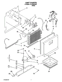 04 - Unit Parts parts for Whirlpool Freezer EV181NZRQ05 from AppliancePartsPros.com