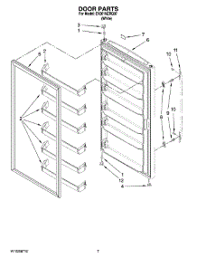 04 - Door Parts, Optional Parts (Not Included) parts for Whirlpool Freezer EV201NZRQ07 from AppliancePartsPros.com