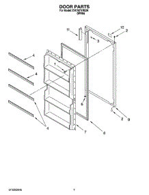 04 - Door Parts, Optional Parts (Not Included) parts for Whirlpool Freezer EV070FXRQ01 from AppliancePartsPros.com