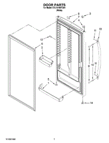 04 - Door Parts, Optional Parts (Not Included) parts for Whirlpool Freezer EVL181NXTQ01 from AppliancePartsPros.com