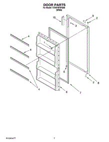 04 - Door Parts, Optional Parts (Not Included) parts for Whirlpool Freezer 7EV070FXRQ00 from AppliancePartsPros.com