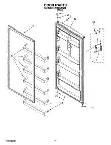 04 - Door Parts, Optional Parts (Not Included) parts for Whirlpool Freezer EV200FZRQ03 from AppliancePartsPros.com