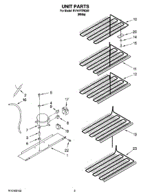03 - Unit Parts parts for Whirlpool Freezer EV161FZRQ02 from AppliancePartsPros.com