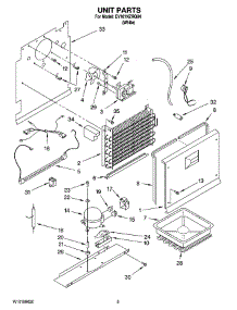 03 - Unit Parts parts for Whirlpool Freezer EV161NZRQ04 from AppliancePartsPros.com