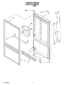 04 - Door Parts, Optional Parts (Not Included) parts for Whirlpool Freezer EVL209NBTQ00 from AppliancePartsPros.com