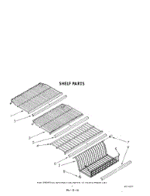 05 - Shelf parts for Whirlpool Freezer EV150NXWW02 from AppliancePartsPros.com
