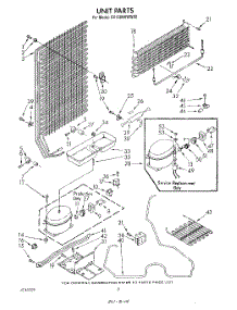 06 - Unit parts for Whirlpool Freezer EV150NXWW02 from AppliancePartsPros.com