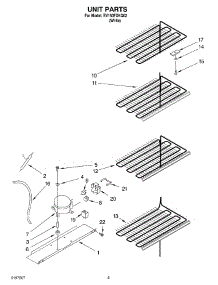 03 - Unit parts for Whirlpool Freezer EV150FXKQ02 from AppliancePartsPros.com