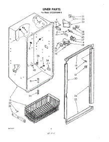 03 - Liner parts for Whirlpool Freezer EV200FXKW0 from AppliancePartsPros.com