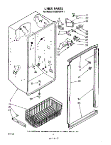 03 - Liner parts for Whirlpool Freezer EV200FXKW1 from AppliancePartsPros.com
