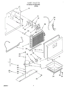 04 - Unit parts for Whirlpool Freezer EV170NXJW00 from AppliancePartsPros.com