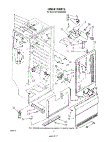 04 - Liner parts for Whirlpool Freezer EV150NXSW00 from AppliancePartsPros.com