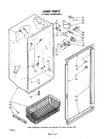 03 - Liner parts for Whirlpool Freezer EV200FXKW3 from AppliancePartsPros.com