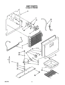 05 - Unit parts for Whirlpool Freezer EV170NXYN00 from AppliancePartsPros.com