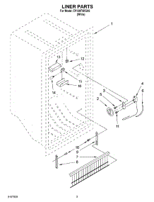 02 - Liner parts for Whirlpool Freezer EV120FXKQ02 from AppliancePartsPros.com