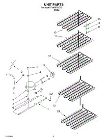 03 - Unit parts for Whirlpool Freezer EV205FXKQ00 from AppliancePartsPros.com