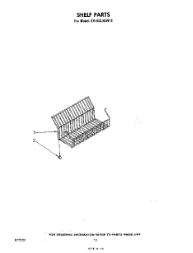 06 - Shelf parts for Whirlpool Freezer EV150LXKW0 from AppliancePartsPros.com