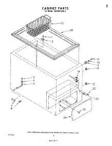 02 - Section parts for Whirlpool Freezer EH150FXKN2 from AppliancePartsPros.com