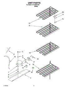 03 - Unit parts for Whirlpool Freezer EV120FXKQ01 from AppliancePartsPros.com