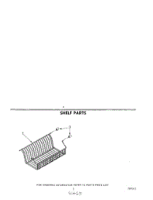 04 - Shelf parts for Whirlpool Freezer EV150CXKW3 from AppliancePartsPros.com