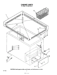 02 - Section parts for Whirlpool Freezer EH150CXLW2 from AppliancePartsPros.com