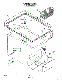 02 - Section parts for Whirlpool Freezer EH150CXLW3 from AppliancePartsPros.com
