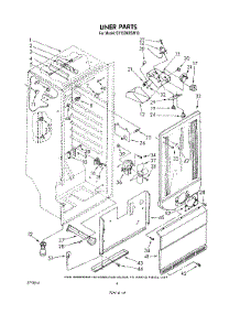 04 - Liner parts for Whirlpool Freezer EV150NXSW10 from AppliancePartsPros.com