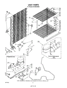 05 - Unit parts for Whirlpool Freezer EV150FXSW00 from AppliancePartsPros.com
