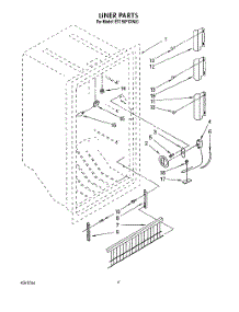 03 - Liner, Lit / Optional parts for Whirlpool Freezer EV150FXXN00 from AppliancePartsPros.com