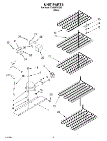 03 - Unit parts for Whirlpool Freezer EV200FXKQ03 from AppliancePartsPros.com