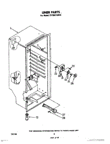 06 - Liner parts for Whirlpool Freezer EV150C1KW0 from AppliancePartsPros.com