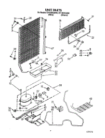 05 - Unit parts for Whirlpool Freezer EV150NXAW00 from AppliancePartsPros.com