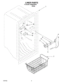 02 - Liner parts for Whirlpool Freezer EV200FXKQ04 from AppliancePartsPros.com