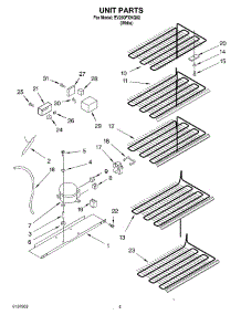 03 - Unit parts for Whirlpool Freezer EV200FXKQ02 from AppliancePartsPros.com