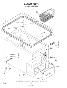02 - Section parts for Whirlpool Freezer EH150FXLN3 from AppliancePartsPros.com
