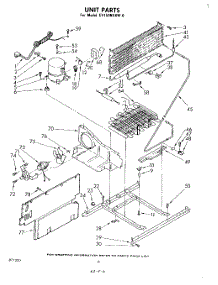 04 - Unit parts for Whirlpool Freezer EV150NXKW0 from AppliancePartsPros.com