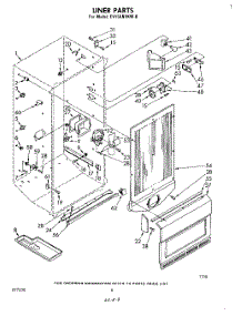05 - Liner parts for Whirlpool Freezer EV150NXKW0 from AppliancePartsPros.com
