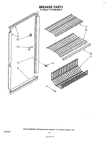06 - Breaker , Lit / Optional parts for Whirlpool Freezer EV150NXKW0 from AppliancePartsPros.com