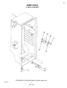 04 - Liner parts for Whirlpool Freezer EV150LXKW2 from AppliancePartsPros.com