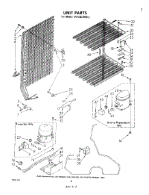 05 - Unit parts for Whirlpool Freezer EV150LXKW2 from AppliancePartsPros.com