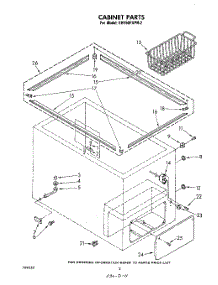 02 - Section parts for Whirlpool Freezer EH150FXPN2 from AppliancePartsPros.com