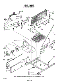 04 - Unit parts for Whirlpool Freezer EV150NXKW1 from AppliancePartsPros.com