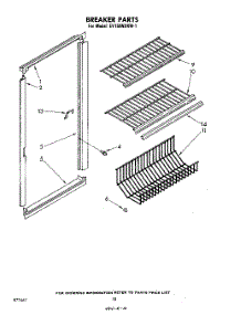 06 - Breaker parts for Whirlpool Freezer EV150NXKW1 from AppliancePartsPros.com