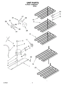 03 - Unit parts for Whirlpool Freezer EV200FXKQ01 from AppliancePartsPros.com